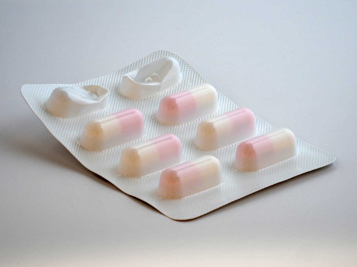 A sachet of medication
